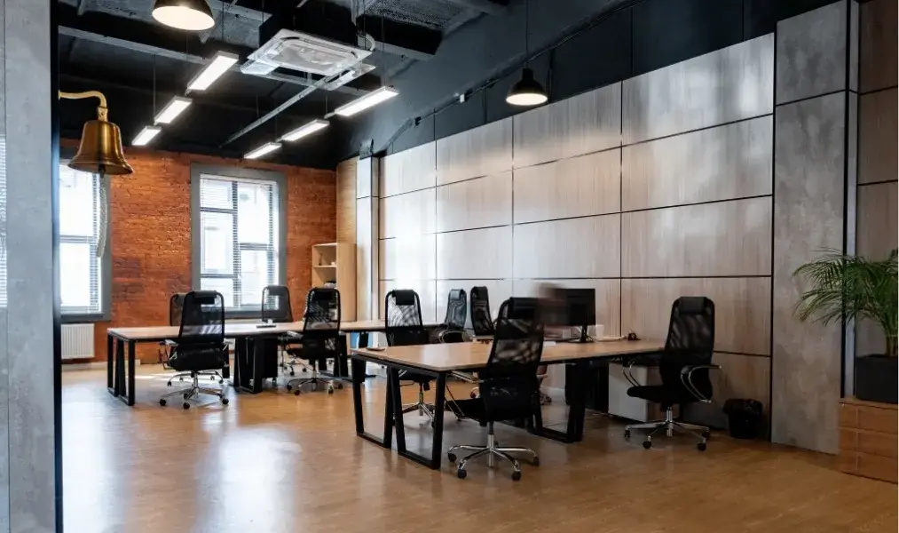 Office Cleaning Services in Massachusetts modern workspace cleaned by Rebound Cleaning Services