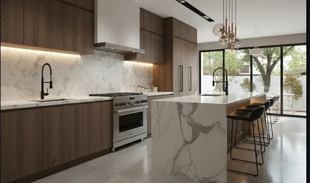 Recurring House Cleaning in Massachusetts kitchen cleaned by Rebound Cleaning Services